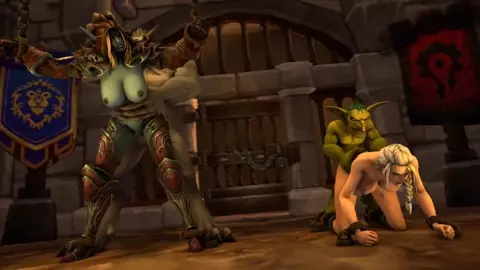 Jaina and Sylvanas get fucked by many to end the war