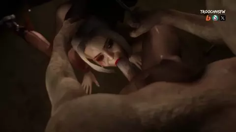 Harley Quinn in a prison cell