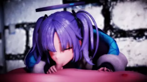 [Mozuku] Yuuka Gently Makes You Cum