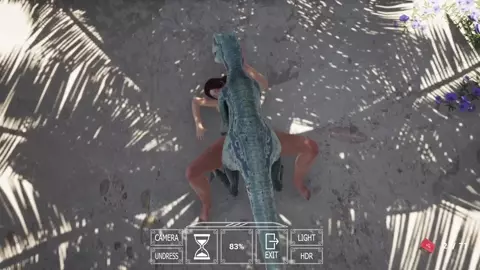 Beast In The Sun - Ep.1 - Raptor Lara OnBack Scene 01