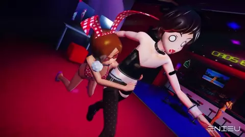 [MMD] Bunny Suit Lap Dance Goes Wrong