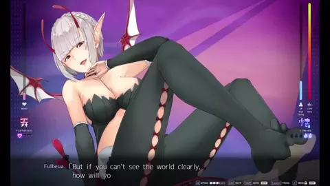 Succubus Academia Fulbeua Footjob