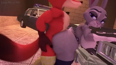 Judy and Nick on a date make a date at the police officer with Sound - [Lovemilliesm]