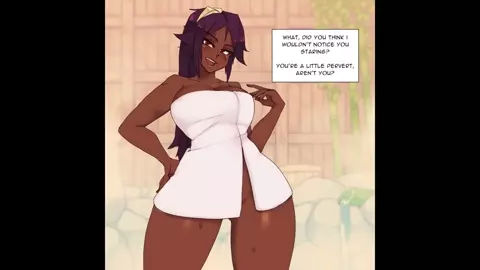 Yoruichi Bathing Scene