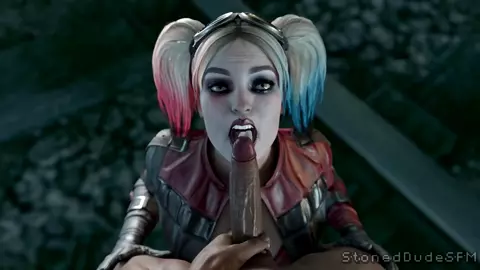 Harley Quinn facial [Blacked] [StonedDude]