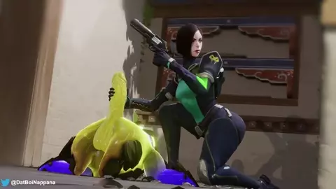 [Valorant] Viper taking care of wingman