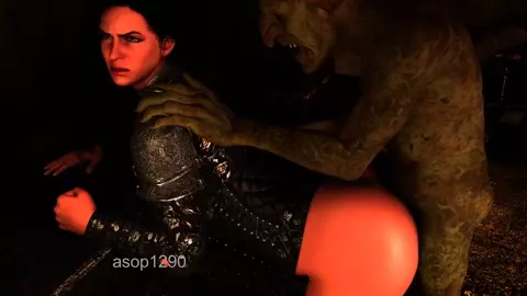 Yennefer Bends Over for a goblin