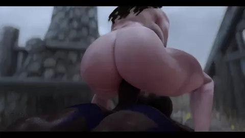 Two Curvy Sluts and a Dark Futanari