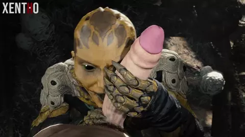 D'vorah enjoys a big cock [Xentho]