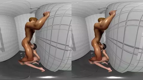 Kayla Locker Room Sissy Shower Facefuck VR 180 SBS 4k