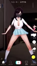TikTok MMD [Manisi] - とあるJKの裏垢T○kt○kダンス集