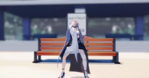 [Maria]Bronya Bench Sex dance