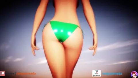 MMD R18 Pokémon - Sonia Topless Sexy Walk