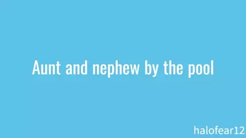 Sims 4 Sister satisfies stud brother by the pool