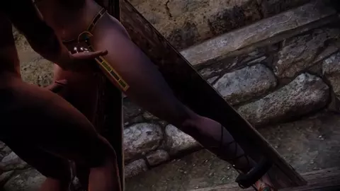 The ancient queen  was captured and trained