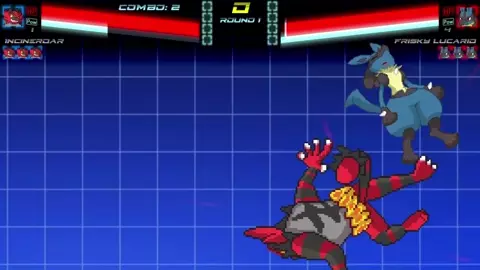 Incineroar (M) VS Lucario (M) [MUGEN #19]