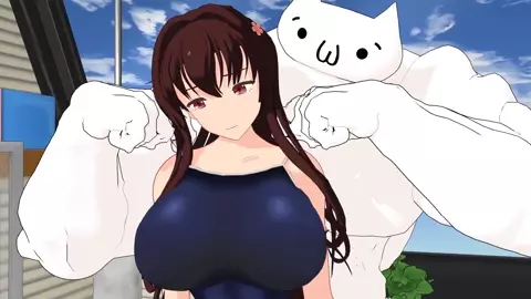 Surprise display in Yamato's swimsuit