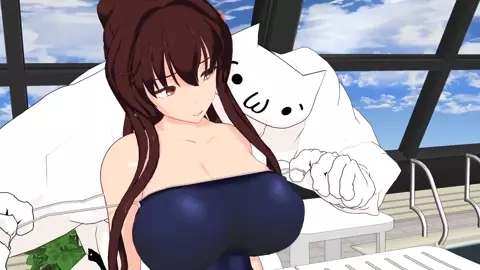 Surprise display in Yamato's swimsuit