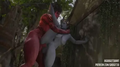 Karlach and Mizora Futa Sex (Gadget3DArt)