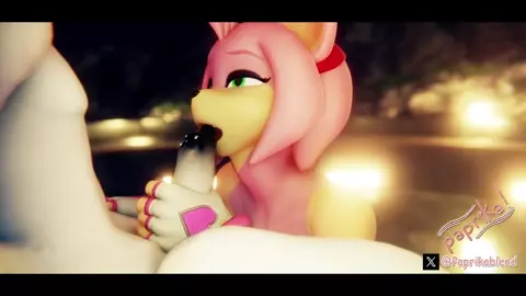 Amy Rose Passionate Blowjob