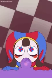 Pomni Giving a Blowjob