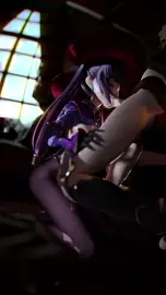 [ChekiBrek] Mona Asstrological segs with Aether-chad