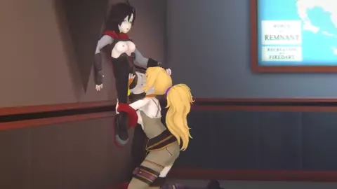 Yang eats Ruby's pussy (Rougenine)