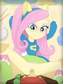 Fluttershy Spread Legs