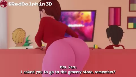 My friend's mom has a superhero ass Pt01 (Helen Parr) [RedDolphin3D]
