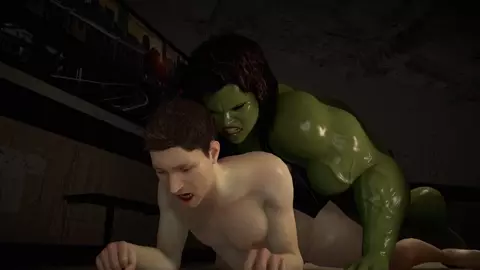 She-Hulk animation (FutaXMale 1080p/60fps)