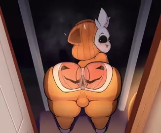 Twerking Femboi Pumpkin: Thick or Treat