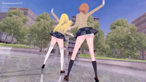 [KKS/MMD] [I CAN'T STOP ME] Misaka Mikoto Shokuhou Misaki [A Certain Scientific Railgun]