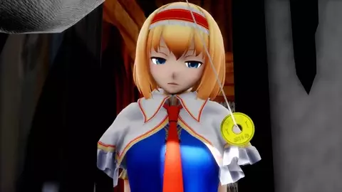 2 girls are hypnotized and forced to tie themselves to a chair.