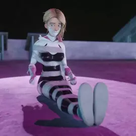 Gwen Stacy webbed out