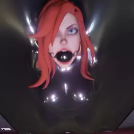 Kai'Sa and Miss Fortune encased in latex suit