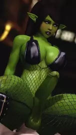 Skyrim- Futa Vibian riding