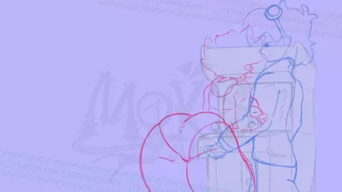 Commission animation with big booty