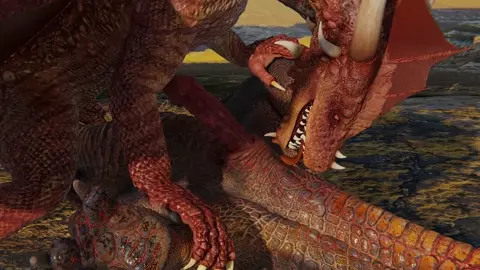 Dragon x Gnasher Dinosaur