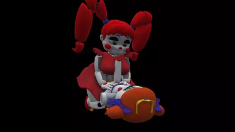 Circus baby x circus Queen plush