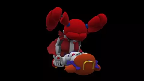 Circus baby x circus Queen plush