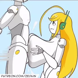 Robot Girl tit fuck with massive boobs