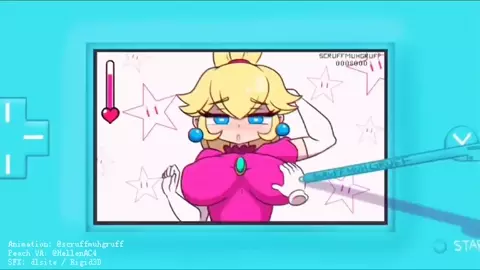 princess peach touch test