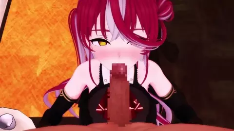 Houshou Marine Blowjob