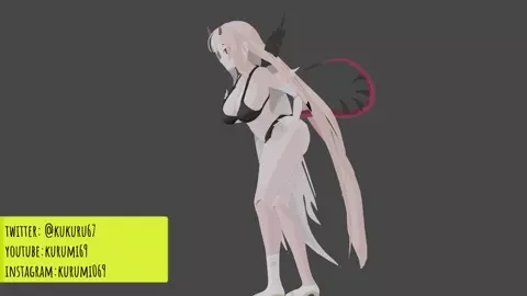 epic seven abyssal yufine 3d model anime