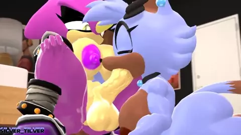 Fem Espio And Tilver Have Some Fun [TilverSilver]