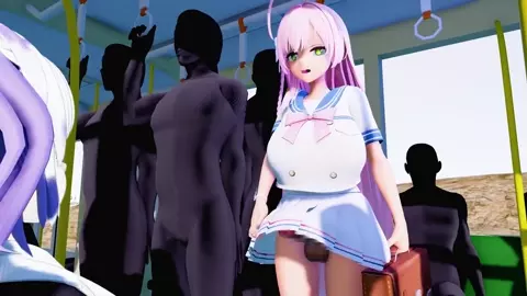 a normal day on a futanari train (part 2)