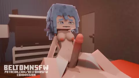 Pussy rubbing Minecraft Animation (BeltomNSFW)