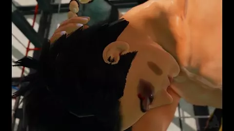 2 Futa on Male at the Gym