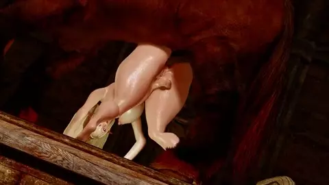 Mammoth tusks are too cold and stiff... but this steed, hot and throbbing.