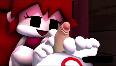 GF from FNF gives a footjob to BF